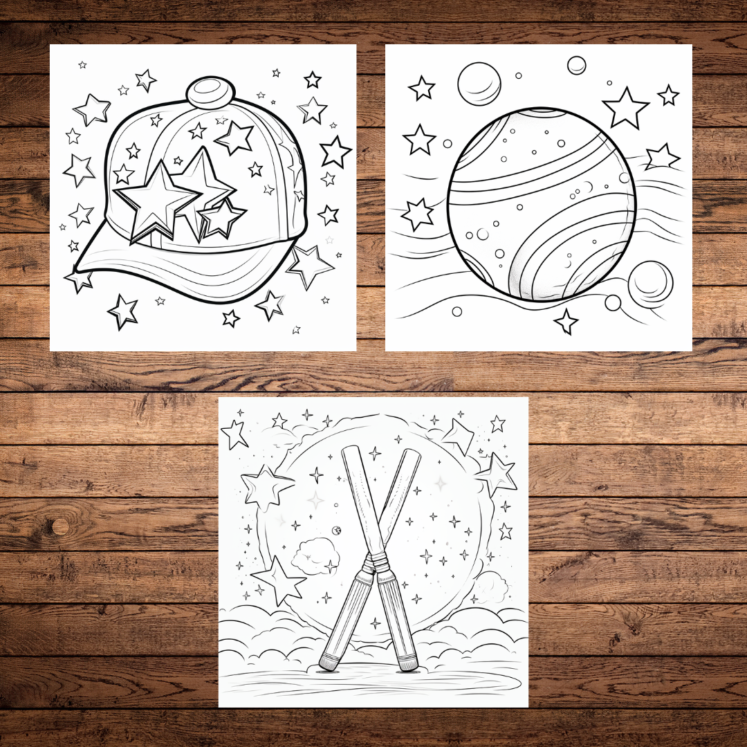 Coloring pages of sport items, Coloring for everyone, 10 coloring pages, high quality images, fun activity, sport activity, printable & downloadable coloring pages