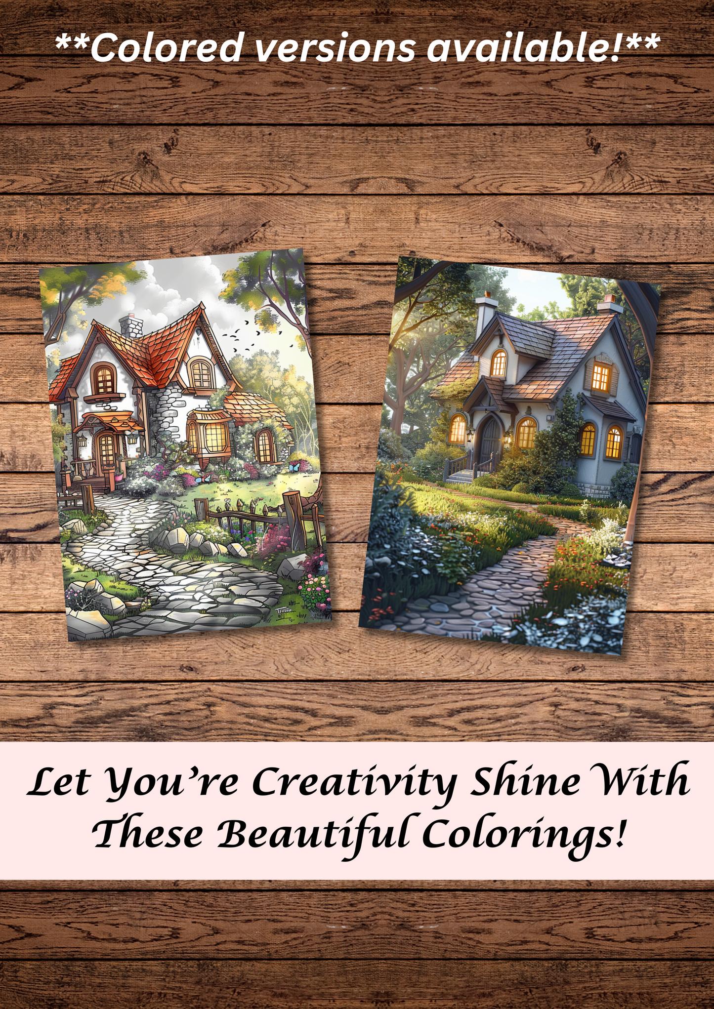 Páginas para colorir de anões na floresta, 25 páginas para colorir, escala de cinza e outros estilos, páginas para colorir para impressão