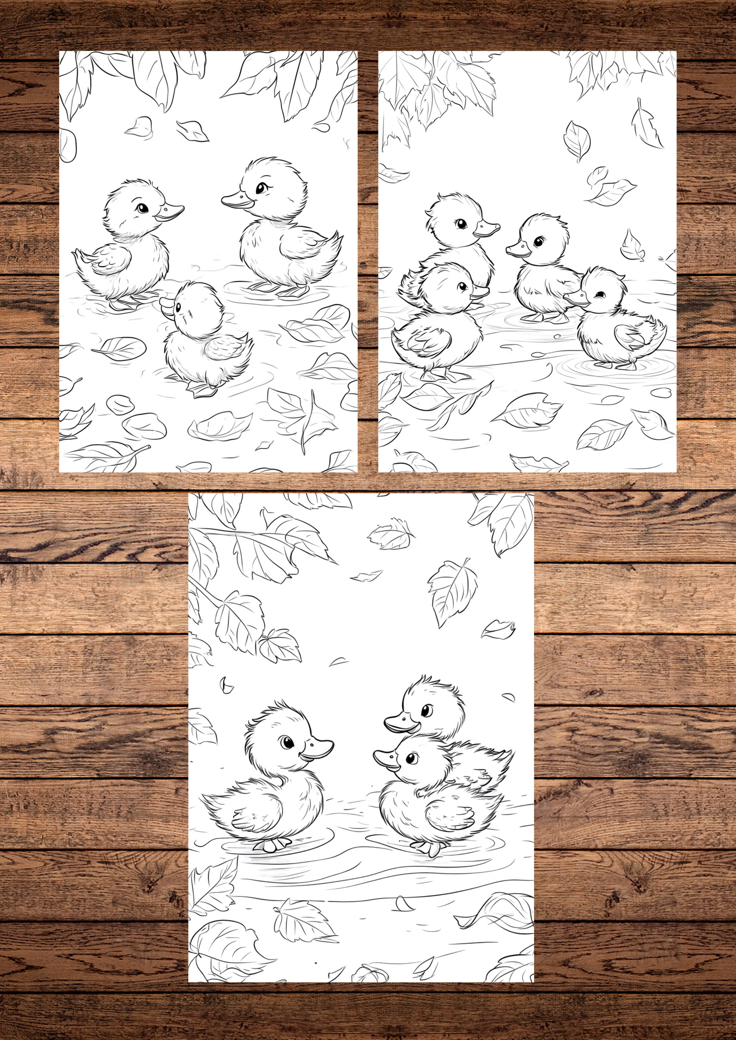 25 Cute Autumn Baby Animals, Autumn Coloring Pages, Kids Coloring Pages, Cartoon Style