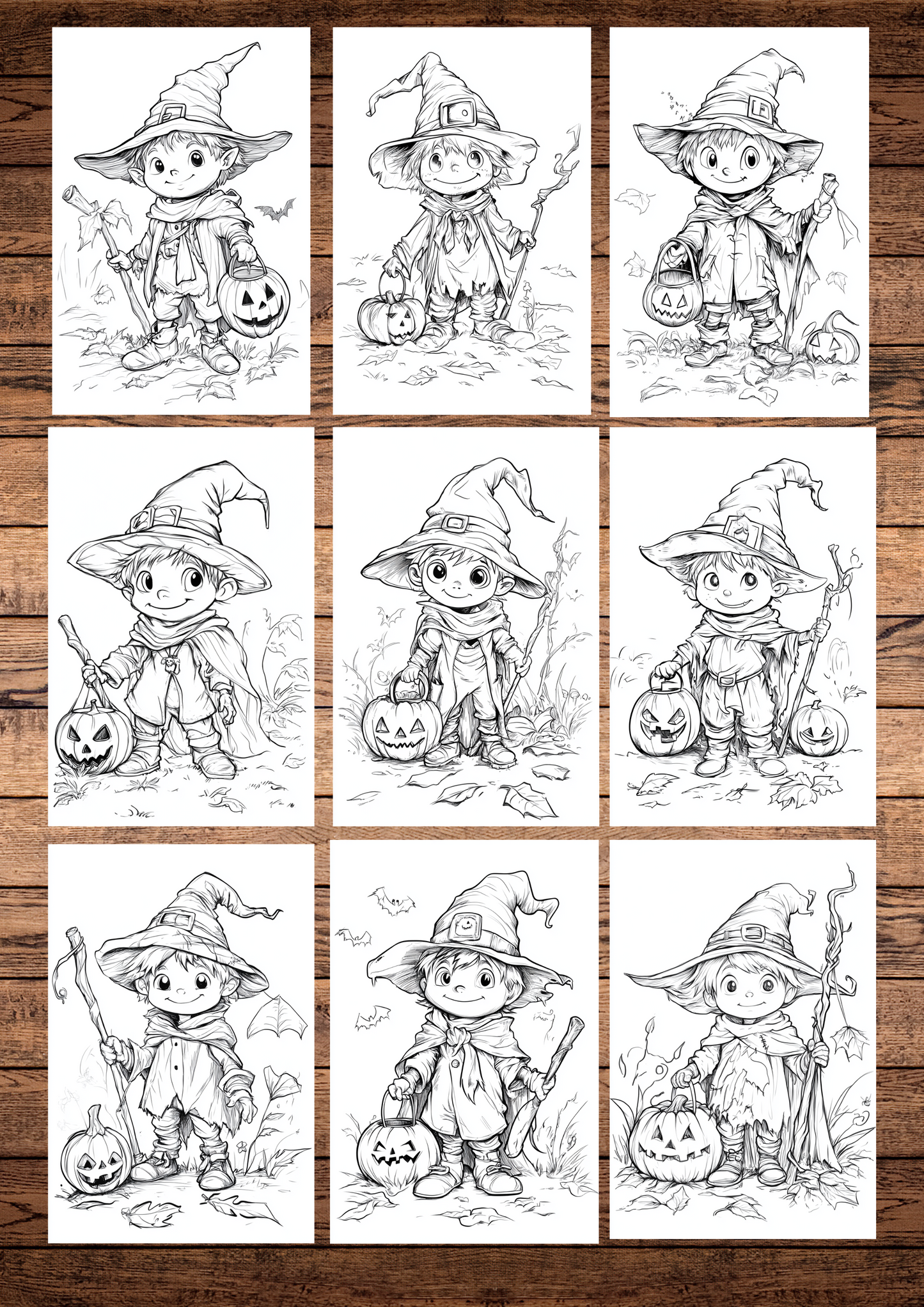 25 Young Boy Trick Or Treating Coloring Pages, Halloween Coloring Pages, Kids Coloring Pages, Cartoon Style