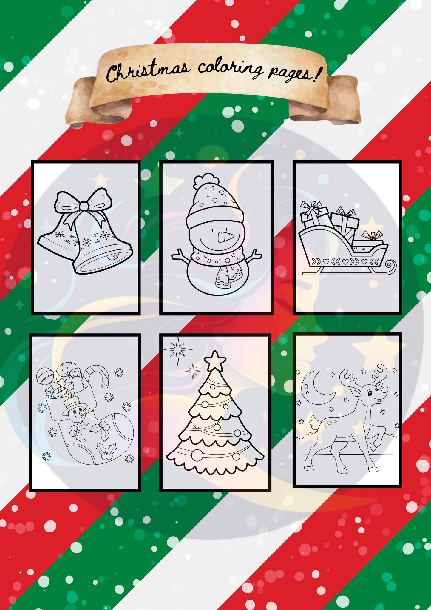 Christmas activity bundle, 32 pages of fun activities, printable pages, Christmas games, kids activities, downloadable pages